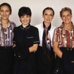 Flight-Attendants der Swissair in der von 1977 bis 1983 getragen