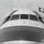 Flug von Papst Johannes Paul II mit der DC-8-62, HB-IDL "Aargau"