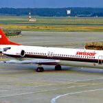 Swissair Fokker 100 HB_IVB Biel_Bienne